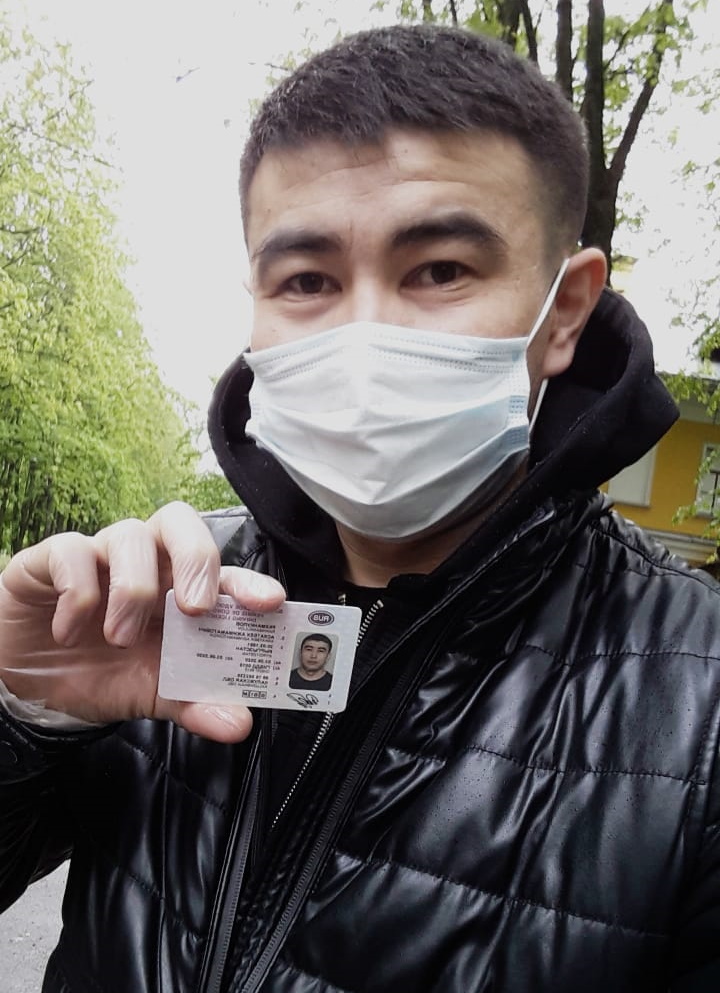 Ученик автошколы АСБ получил права в коронавирус